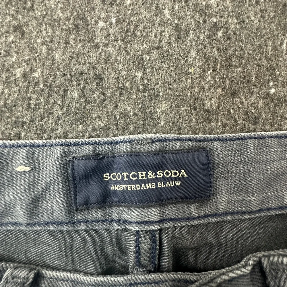 Scotch & Soda Jeans Mens 29x32 Gray Ralston Slim Fit Amsterdams Blauw Denim